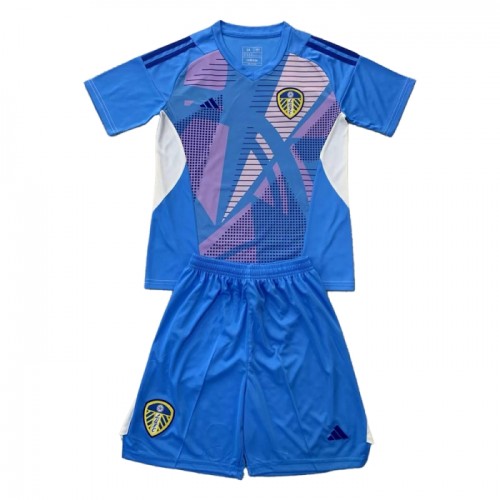 Leeds United Voetbaltenue Doelman 2024-25 Blauwe - Kind Leeds United Voetbaltenue Doelman 2024-25 Blauwe - Kind